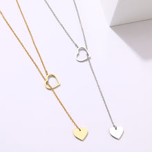 Load image into Gallery viewer, Long Pendant Heart-Shaped Necklaces Pendants For Women  Simple Design Necklace Stylish Stainless Steel Jewelry Party Gift