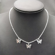 Load image into Gallery viewer, Cute Small Animal Butterfly Chain Necklace For Women Gold Silver Color Clavicle Chain 2020 Fashion Female Choker Jewelry