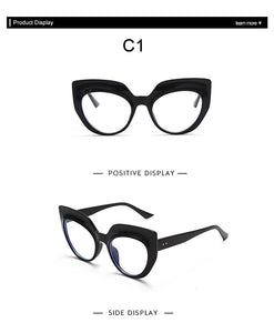 Cat Eye  Optical Glasses Women Men Vintage Clear Glasses Eyeglasses Frame Transparent Lens Spectacle Frame Prescription Unisex