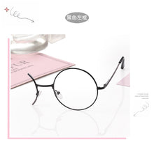 Load image into Gallery viewer, Lolita retro half-frame gear monocle student secondary element personalized glasses