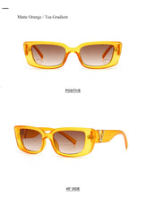 Load image into Gallery viewer, Retro Small Rectangle Sunglasses Candy Colors Gradient Sun Glasses Shades UV400