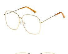 Load image into Gallery viewer, 2022 Fashion Metal Women Sunglasses Mirror Classic Large frame Retro Street Beat Glasses Travel Oculos De Sol UV400