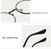 Load image into Gallery viewer, Round glasses New Type of Female Computer Glasses Optical  Metal Circular  frame for men Transparent Lens gaming Glasses