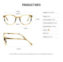 Load image into Gallery viewer, CHIARI Spring Hinges Prescription Lens Medical Optical Eyeglass Woman Frame Stripes Colorful Navy Red Italy Design W-CORRU