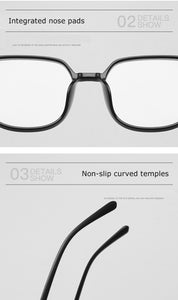 Round Blue Light Blocking Computer Glasses Women Men Ultralight Fashion Optical Myopia Eyeglasses Frames Female UV400