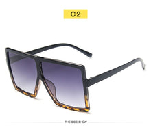 Load image into Gallery viewer, New Square Sunglasses Women Sun Glasses Female Eyewear Eyeglasses Plastic Frame Clear Lens UV400 Shade Fashion Driving