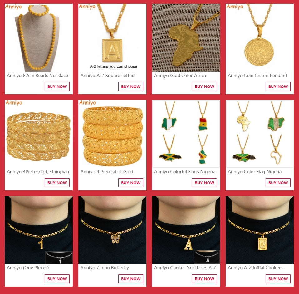 Anniyo With City Name Angola Map Pendant Necklaces Gold Color African Jewelry Angolan Country Maps #135621