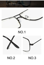 Load image into Gallery viewer, Vintage Gold Metal Frame Eyeglasses Mens Womens Sun glasses Retro Square Optical Lens Eyewear Nerd Clear Lens Glasses