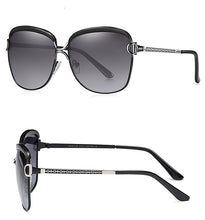 Load image into Gallery viewer, Polarized Ladies Sunglasses Women Gradient Lens Round Sun Glasses Square Luxury Brand Oculos Lunette De Soleil Femme