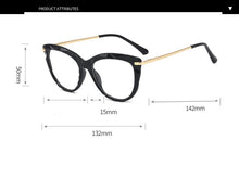 Carica l&#39;immagine nel visualizzatore di Gallery, Oulylan Sexy Eyeglasses Frame Women Fashion Cat Eye Glasses Frames Transparent  Myopia Frame Female Optical Spectacles
