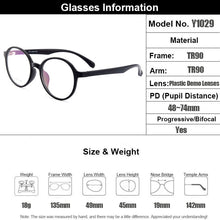 Load image into Gallery viewer, Gmei Optical Ultralight TR90 Women Round Glasses Frame Prescription Eyeglasses Myopia Optical Frames Female&#39;s Eyewear Y1029