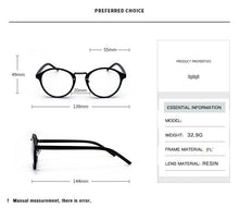Carica l&#39;immagine nel visualizzatore di Gallery, Transparent round glasses clear frame Women Spectacle myopia glasses  Men EyeGlasses Frame nerd optical frames clear
