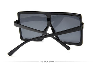 New Square Sunglasses Women Sun Glasses Female Eyewear Eyeglasses Plastic Frame Clear Lens UV400 Shade Fashion Driving