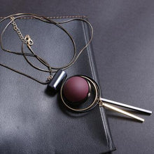 Load image into Gallery viewer, Bohemian Geometric Wood Handmade Vintage Tassel Long Sweater Chain Necklace Fashion Women Jewelry Accessories