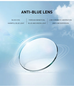 Anti Blue Light Glasses Women Titanium Frame Round Clear Computer Glasses Photochormic Optical Eyeglasses  New BF1820