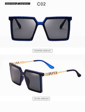 Load image into Gallery viewer, New Square Sunglasses Women Vintage Letter Frame Sun Glasses Luxury Brand Design Classic Shades Driving UV400 Gafas Oculos