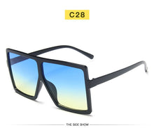 Load image into Gallery viewer, New Square Sunglasses Women Sun Glasses Female Eyewear Eyeglasses Plastic Frame Clear Lens UV400 Shade Fashion Driving