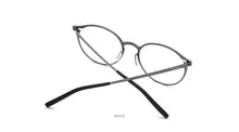 Load image into Gallery viewer, Pure Titanium Glasses Frame Women Retro Round Prescription Eyeglasses  New Men Antiskid Optical Screwless Eyewear