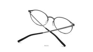 Pure Titanium Glasses Frame Women Retro Round Prescription Eyeglasses  New Men Antiskid Optical Screwless Eyewear