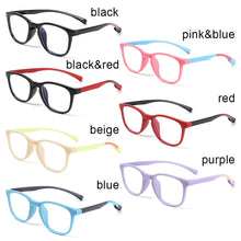 Carica l&#39;immagine nel visualizzatore di Gallery, New Baby Anti-blue Light Glasses for Children Soft Frame Goggle Plain Silicone Glasses Kids Eye Fame Eywear Fashion