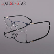 Load image into Gallery viewer, β Titanium Myopia Sunglasses Ladies Rimless Diamond Butterfly Frame Flat Lens Progressive With Prescription Diopter Astigmatism