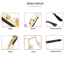 Load image into Gallery viewer, Retro Square Optical Men Prescription Eyewear Without Diopter Spectacle Frames Women‘s Vintage Glasses Stylish Eyeglass Metal