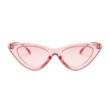 Load image into Gallery viewer, Cute Sexy Retro Cat Eye Sunglasses Women Small Black White Triangle Vintage  Ladies Sun Glasses Red Female UV400