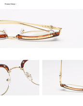 Load image into Gallery viewer, Vintage Optical Spectacles Men Women Eyeglasses Myopia Retro Transparent Glasses Frame Brand Designer Eye Glasses Oculos De Sol