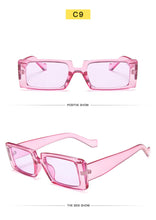 Load image into Gallery viewer, 2022  Retro Square Sun Glasses Luxury Brand Travel Small Rectangle Sunglasses Women Men Vintage Oculos Lunette De Soleil Femme
