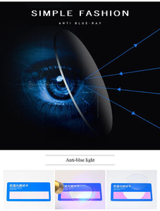 Ralferty Retro Transparent Glasses Women's Square TR90 0 Diopter Prescription Myopia Optic Frames Anti Blue Light Glasses