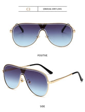 Load image into Gallery viewer, Brand Design Fashion Sunglasses Women Metal Gradient Sun Glasses High Quality Men UV400 Sunglass Shades Eyewear Oculos de sol