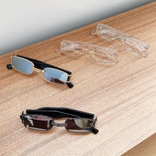 Load image into Gallery viewer, Ins Popular Fashion Small Rectangle Women Luxury Sunglasses Brand Designer Vintage Punk Men Sun Glasses Shades UV400