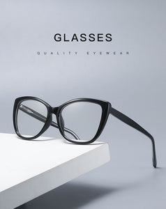 Gmei Optical Women Cat Eye Glasses Frame Transparent Clear Female Myopia Prescription Spectacles Frames 2005