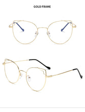 Load image into Gallery viewer, Transparent Cat Eye Glasses Frames Women Vintage computer glasses Oversized Eyeglasses Frame Female Optical Spectacles