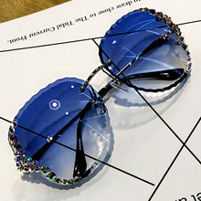 Load image into Gallery viewer, 2022 New Colorful Diamond Sunglasses Ladies Luxury Fashion One-piece Square Sunglasses Gradient Color Retro Punk Glasses UV400