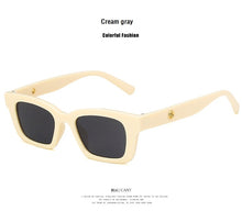 Load image into Gallery viewer, 2022 New Women Rectangle Vintage Sunglasses Brand Designer Retro Points Sun Glasses Female Lady Eyeglass Cat Eye Driver Goggles