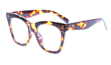 Load image into Gallery viewer, Leopard Eyeglasses Frames For Women Vintage Square Flower Female Glasses Frame Transparent Eyewear
