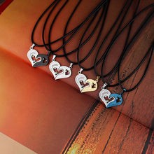 Load image into Gallery viewer, 1 pair Fashion Couple Heart Shape I Love You Pendant Necklace Unisex Lovers Couples Jewelry Fashion Gift Accessories