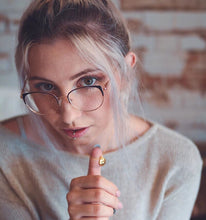 Load image into Gallery viewer, Metal Glasses Frame Women New Fashion Cat Eye Round Glasses Vintage Optical Eyewear Myopia Alloy Prescription Eyeglasses