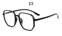 Carica l&#39;immagine nel visualizzatore di Gallery, Gmei Optical Transparent Women Glasses Frame Large Size Ultralight TR90 Plastic Eyewear Men Big Myopia Spectacles Frames M9157