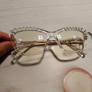 New Vintage Metal Square Anti-blue Glasses Frame Women Fashion Computer Transparent Eyeglasses Female Spectacles Oculos Feminino