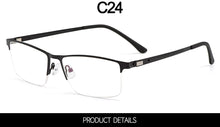Load image into Gallery viewer, Business Men Semi Frameless Glasses Frame Titanium Alloy S41001 Classic Male&#39;s Spectacles Prescription Frames With Spring Hinge