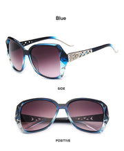 Carica l'immagine nel visualizzatore di Gallery, Occhiali da sole quadrati alla moda da donna di marca di lusso grandi occhiali da sole viola tonalità di specchio femminili signore Oculos De Sol Feminino 