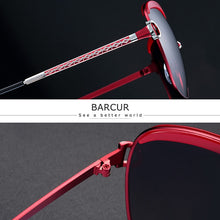 Load image into Gallery viewer, Polarized Ladies Sunglasses Women Gradient Lens Round Sun Glasses Square Luxury Brand Oculos Lunette De Soleil Femme