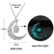 Load image into Gallery viewer, Luminous Glowing Arrow Pendant Necklace Knight Spear Necklace Glow In The Dark Pike Necklace for Women Men Halloween Gift