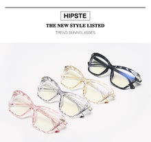 Load image into Gallery viewer, Vintage Square Clear Glasses Women 2022 New Transparent Lens Cat Eye Fake Glasses Spectacle Frame Anti Blue Light Eyeglasses