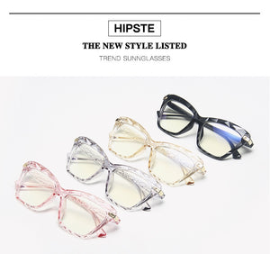 Vintage Square Clear Glasses Women 2022 New Transparent Lens Cat Eye Fake Glasses Spectacle Frame Anti Blue Light Eyeglasses