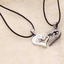 Load image into Gallery viewer, 1 pair Fashion Couple Heart Shape I Love You Pendant Necklace Unisex Lovers Couples Jewelry Fashion Gift Accessories