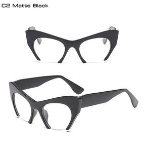 Retro Women Half Frame Cat Eye Glasses Frames Fashion Optical Frame