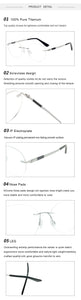 Krasivyy Vintage Round Rimless Glasses Frame Women B Titanium Myopia Optical Prescription Eyeglasses Men New Screwless Eyewear